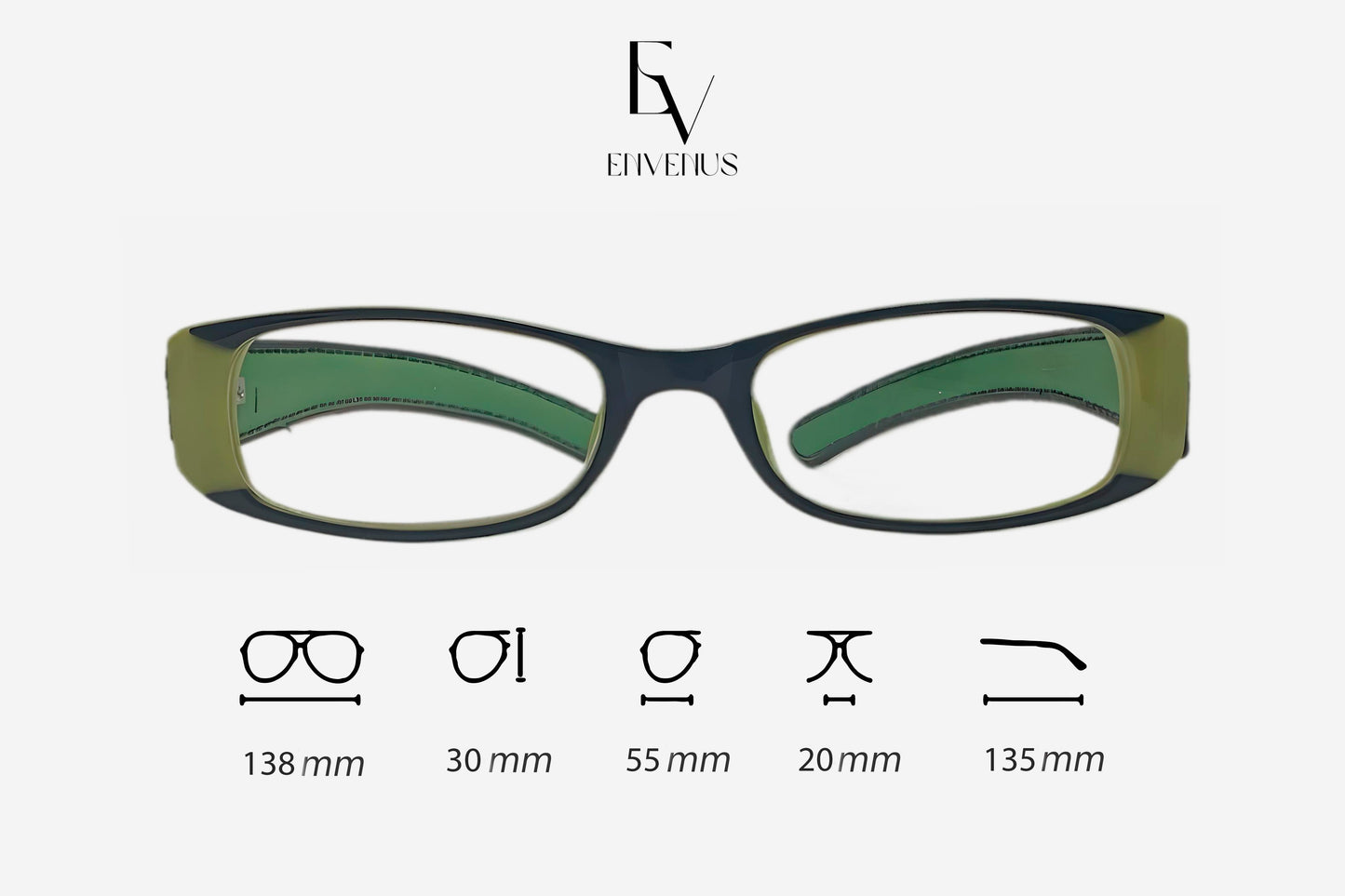 Jupiter Black/Green - GAFA DE LECTURA