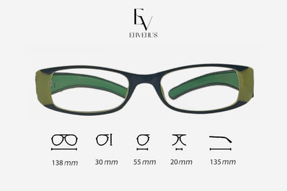 Jupiter Black/Green - GAFA DE LECTURA